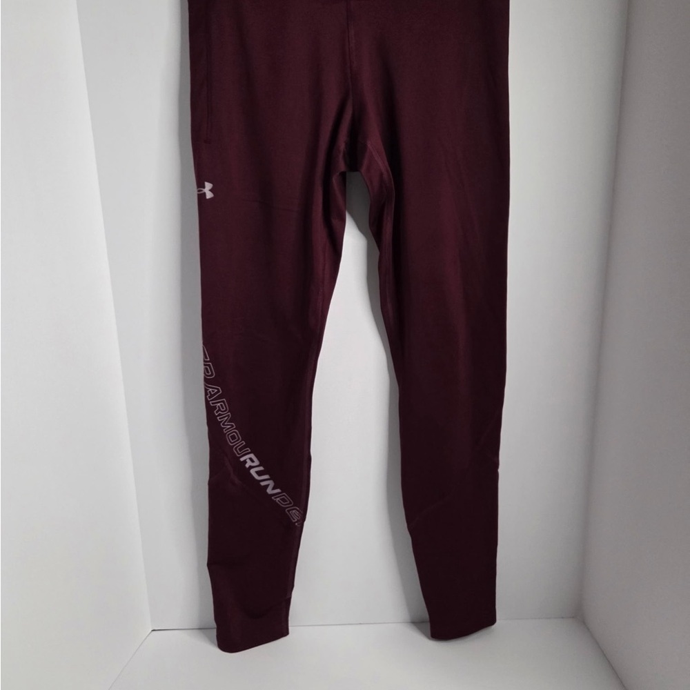 Under Armour Burgundy Performance Leggings